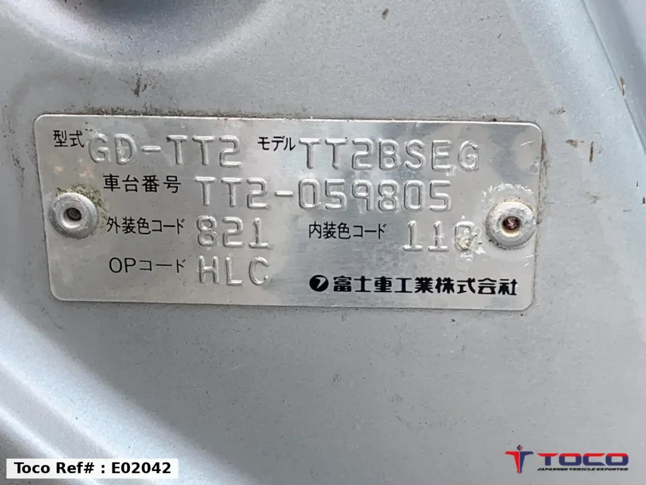 2000 SUBARU SAMBAR SUPER CHARGER
